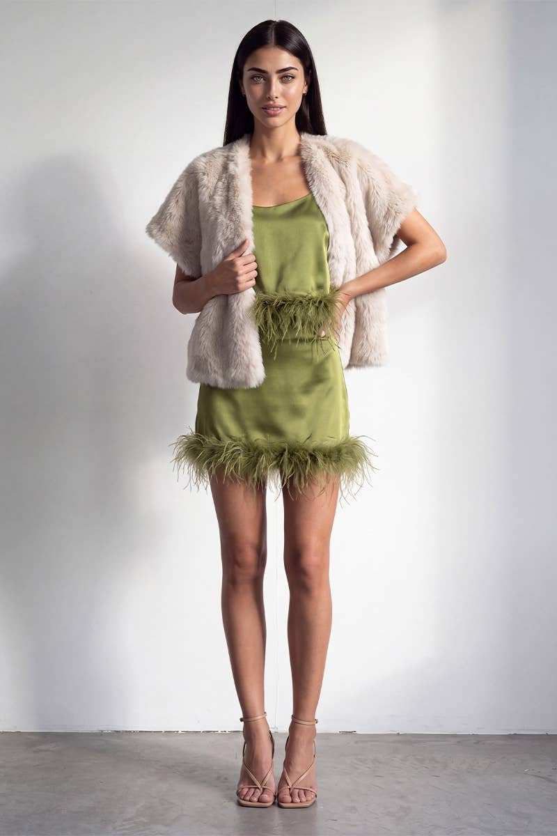 Green Fur Top