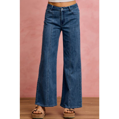 Seam Denim Pants
