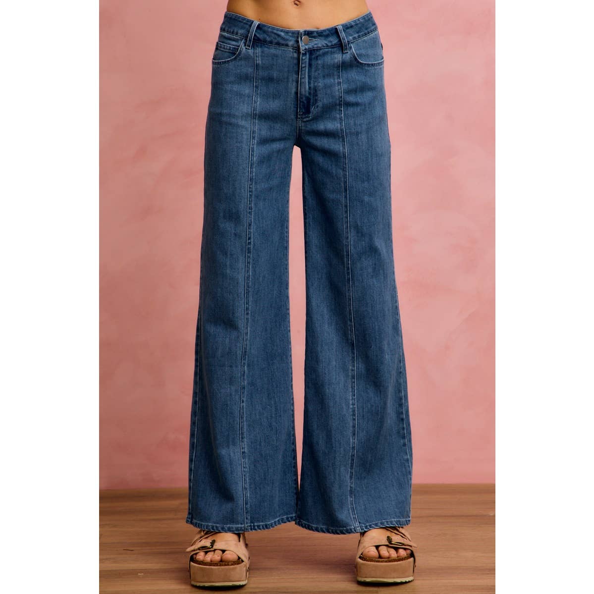 Seam Denim Pants