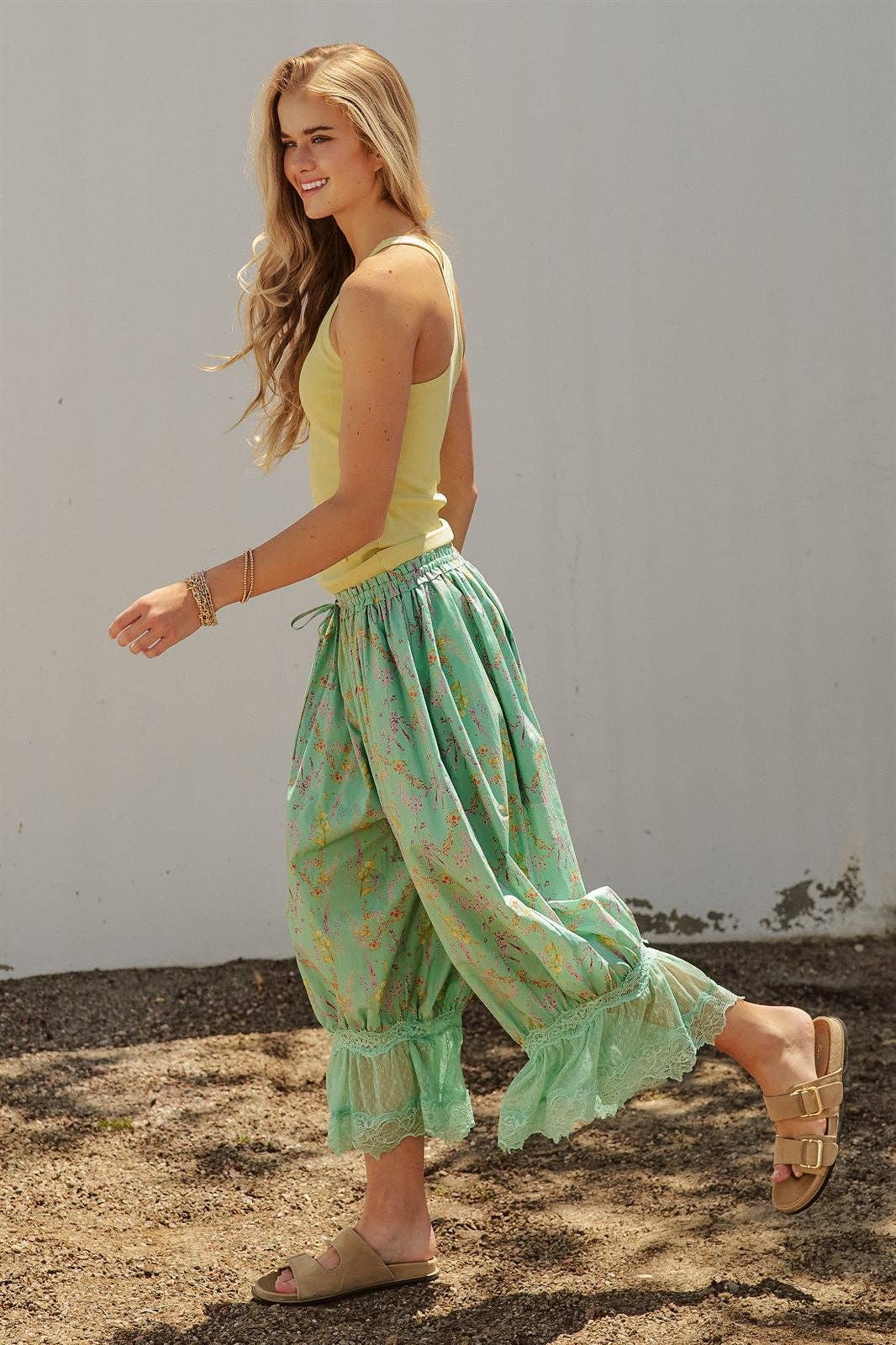 Green Bloomer Pants