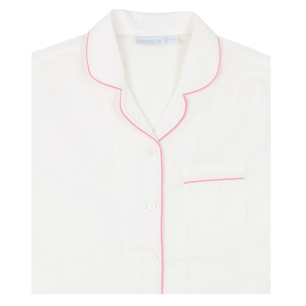 Logan Pink Short Sleeve Shorty Pajamas
