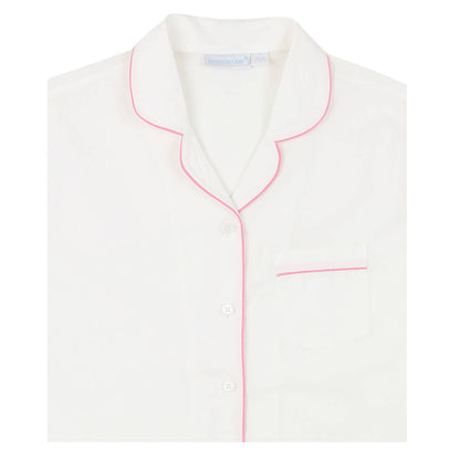 Logan Pink Short Sleeve Shorty Pajamas