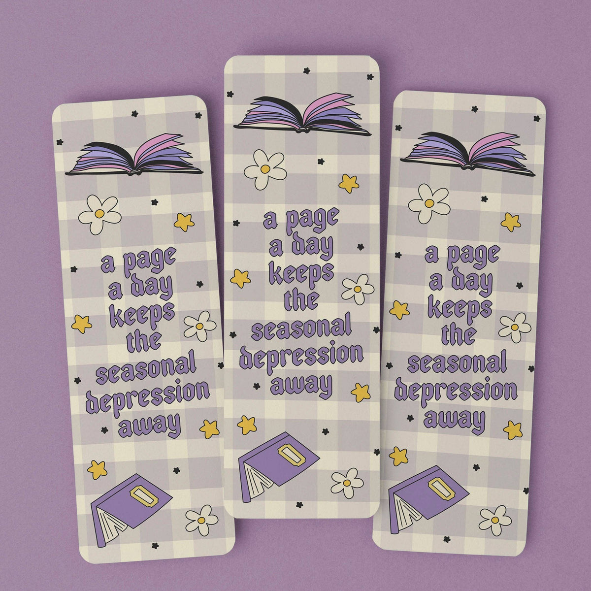 Bookmark A Page A Day Keeps The Seasonal Depression Away