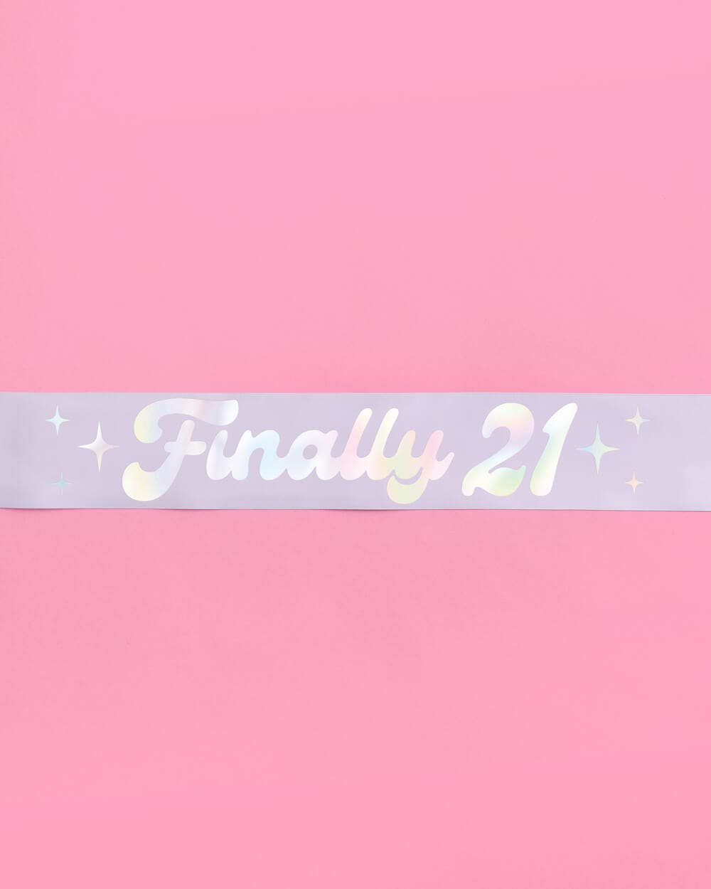 21st Birthday Party Sash