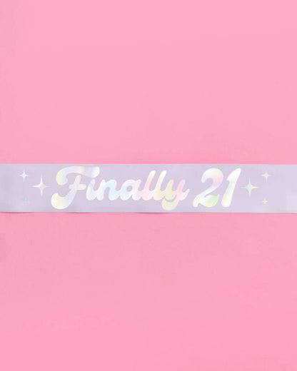 21st Birthday Party Sash