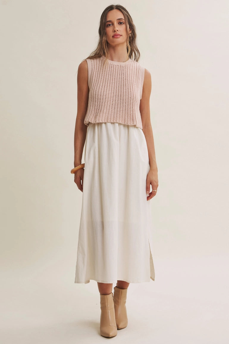 Chunky Sweater Midi Dress
