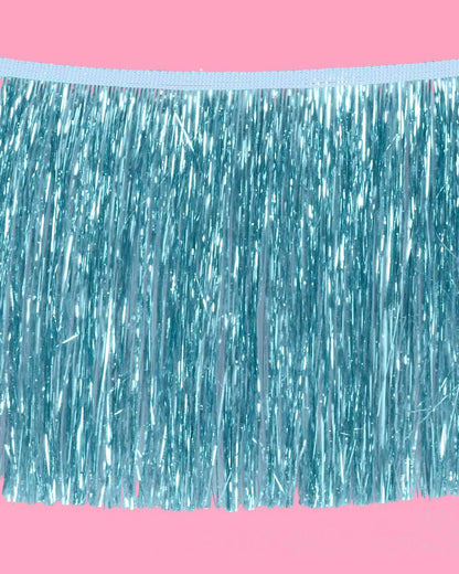 Blue Fringe Foil Banner