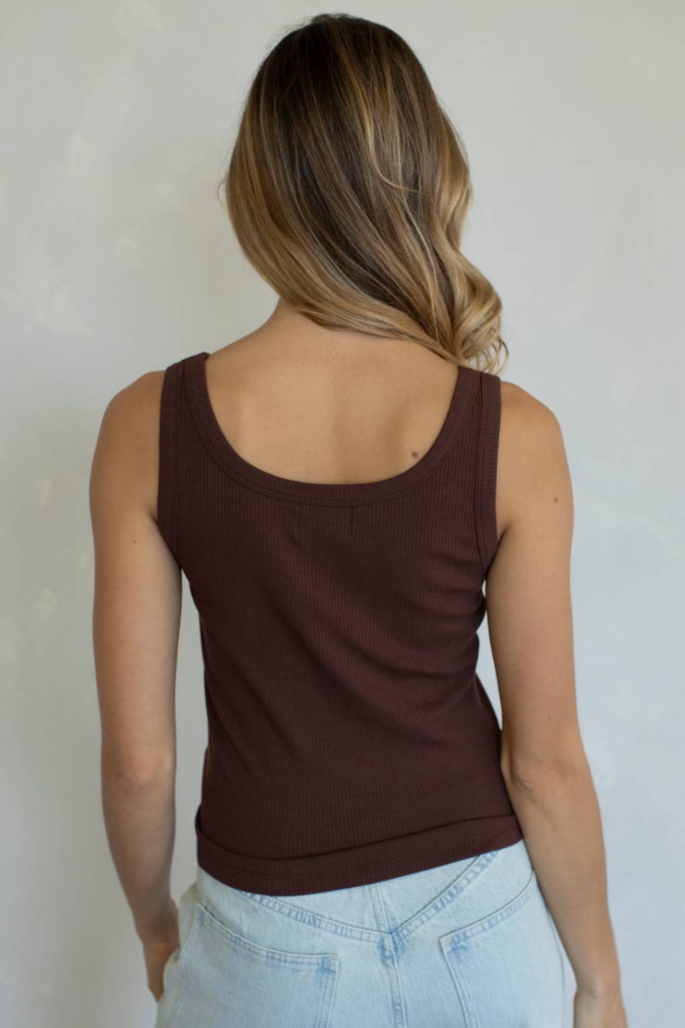 Brown Tank Top