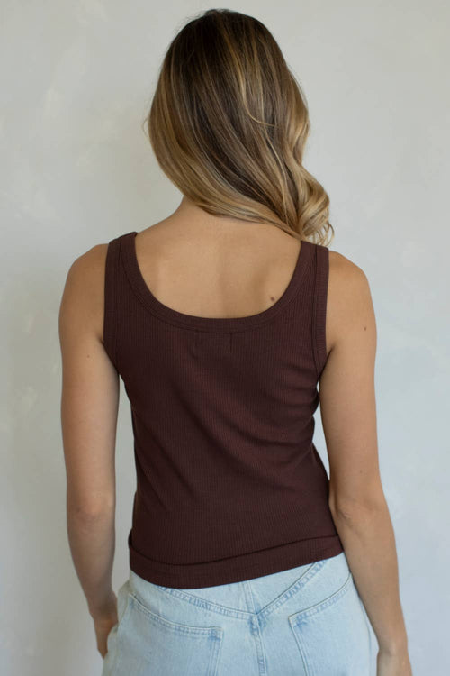 Brown Tank Top