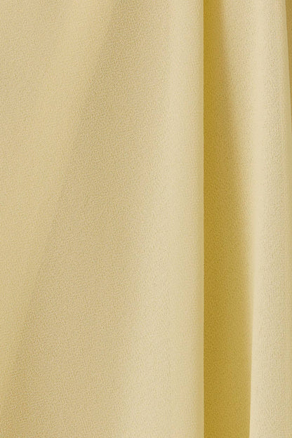 Butter Yellow Ruffle Dress