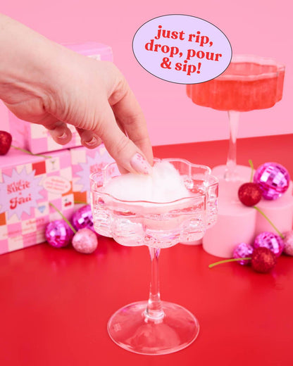 Cherry Cotton Candy Glitter Bombs
