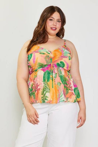 Queen Tropical Cami Top