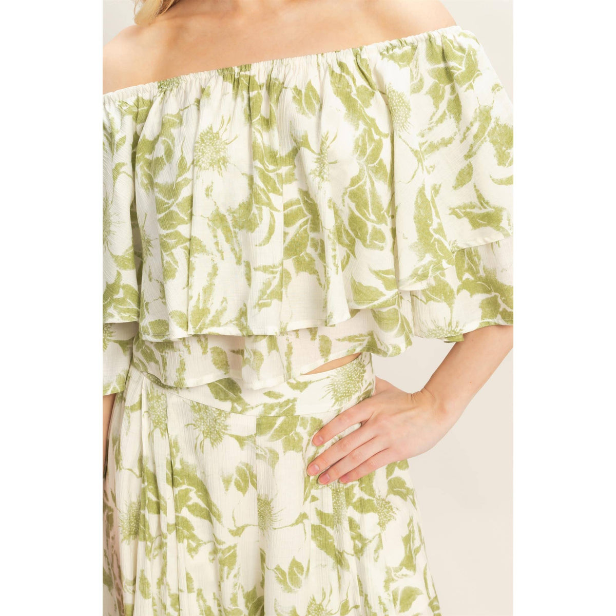 Floral Off-Shoulder Set