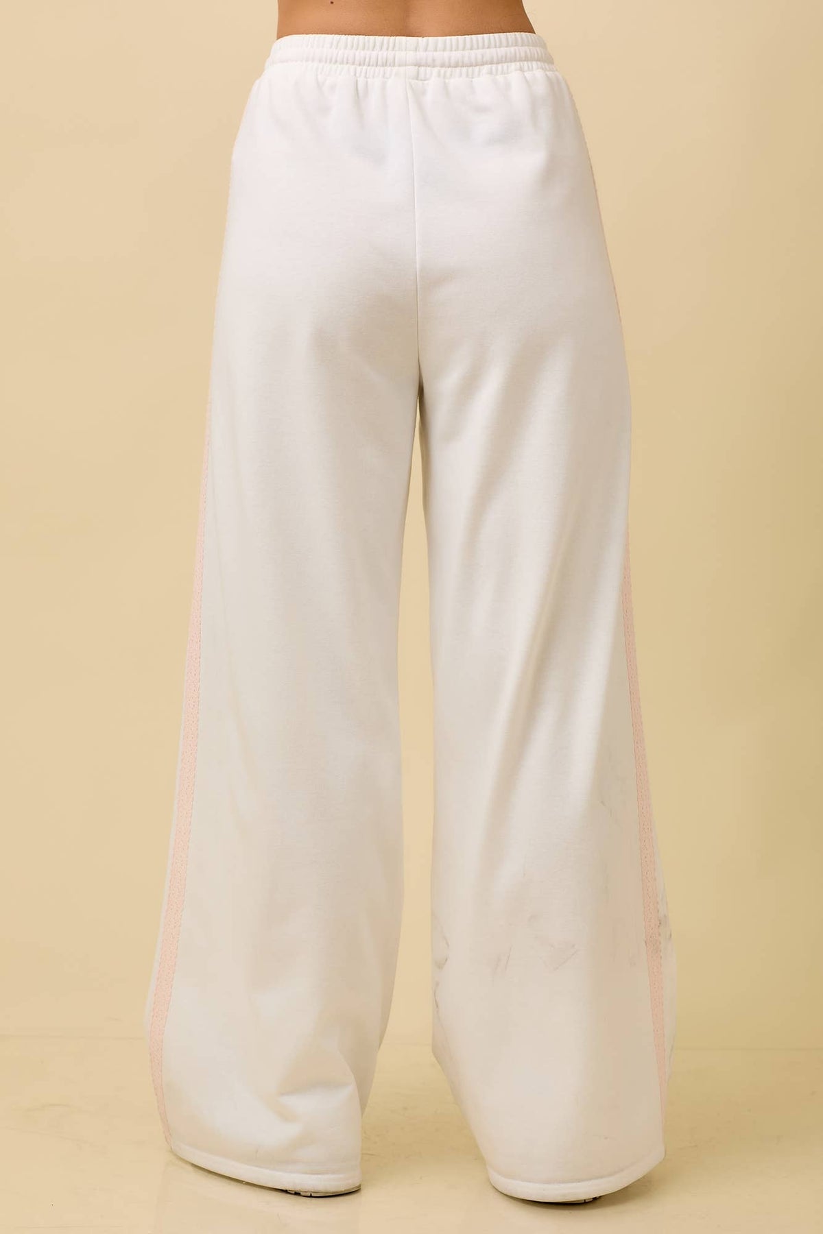White and Pink Lounge Pants