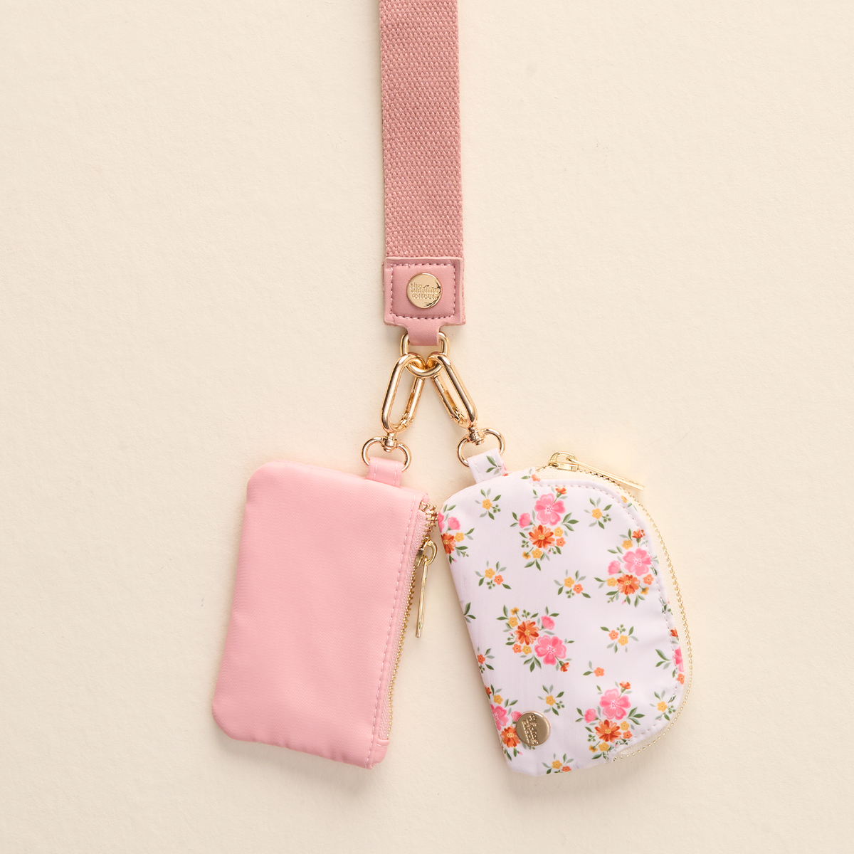Dynamic Duo Pouch Wristlet-Endless Daydream Cream