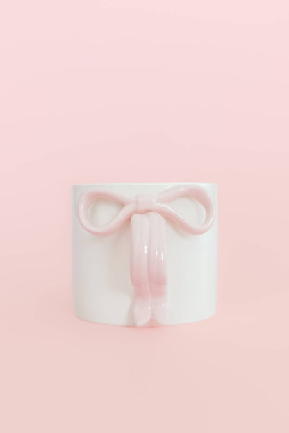 Pink Bow 15oz Ceramic Coffee Mug