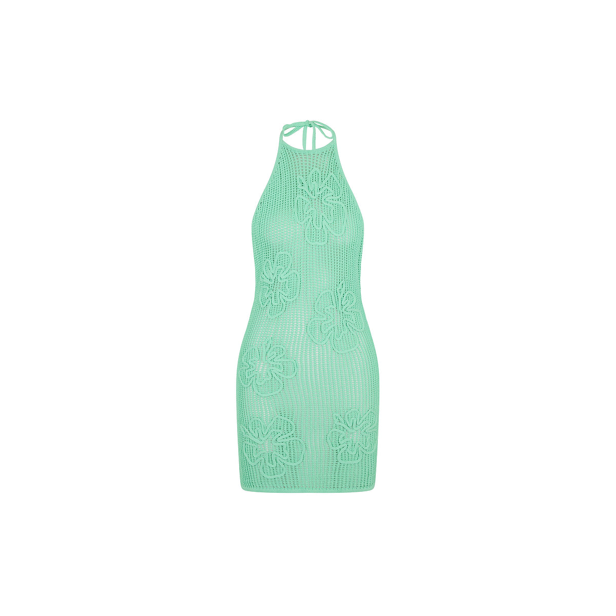 Summer Knit Mini Dress - Crystal Tides