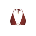 Ring Halter Bikini Top - Cinnamon Sugar