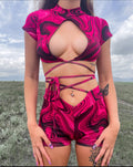 Pink Electric Swirl Festival Set