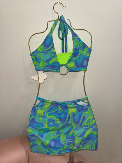 Desert Siren Festival Wrap Top & Skirt