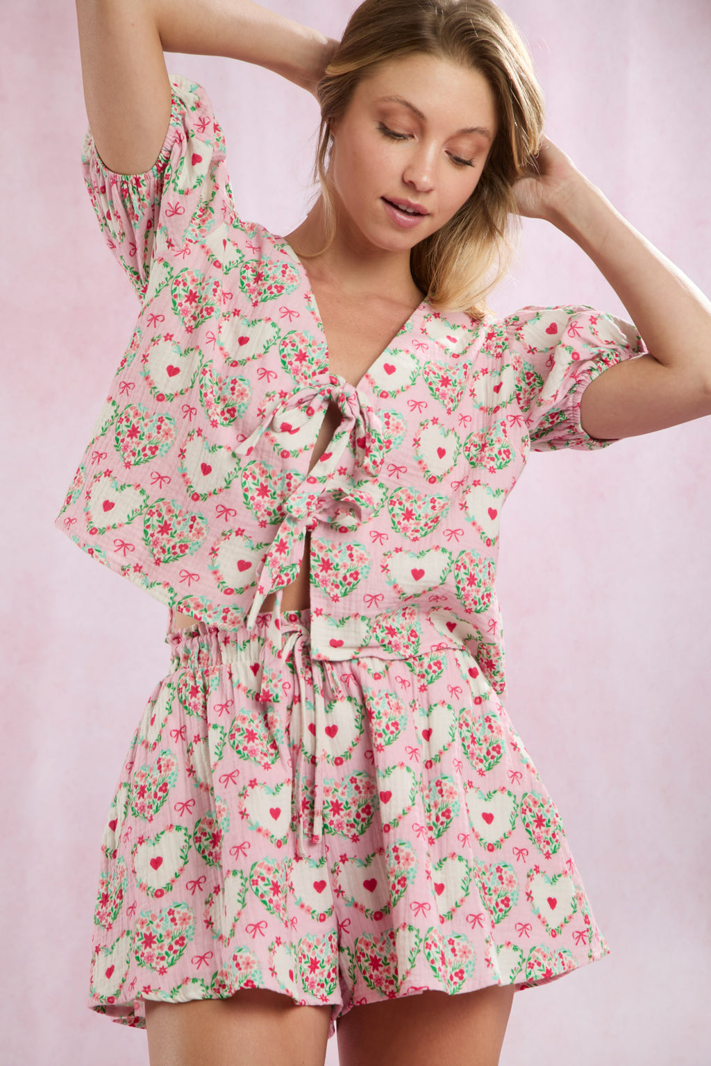 Floral Love Pajama Set