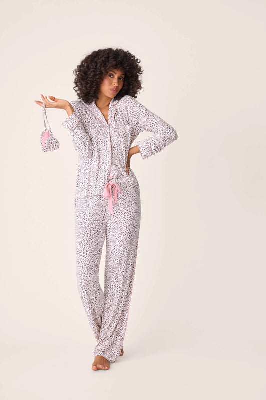 Leopard Dreams 3-Piece PJ Set