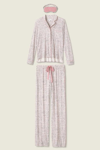 Leopard Dreams 3-Piece PJ Set