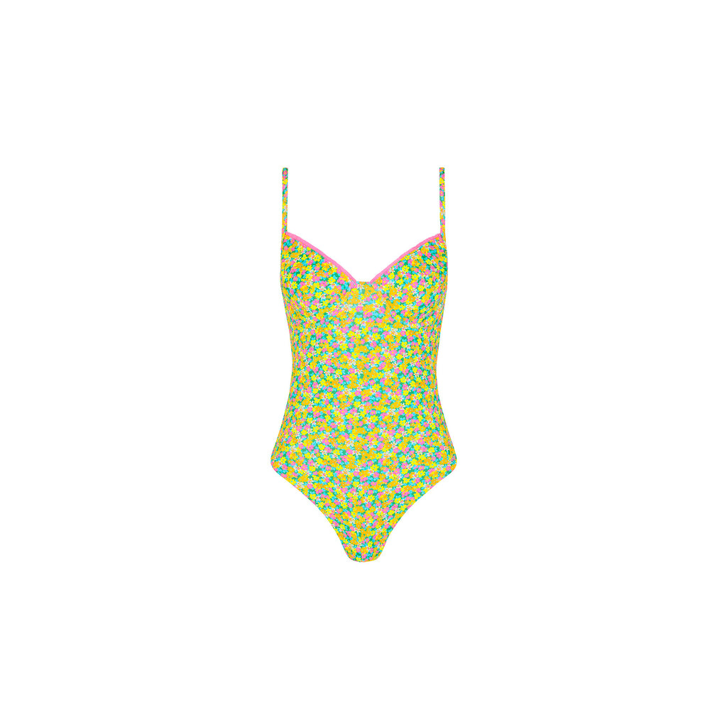 Decorative Underwire Cheeky One Piece - Hula Honey