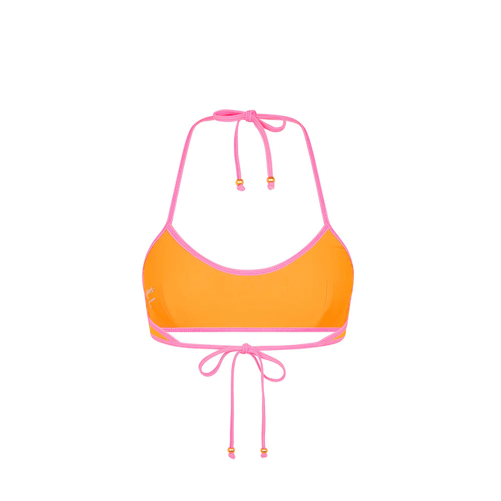 Orange Halter Top