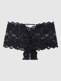 Lace Crotchless Cheekster