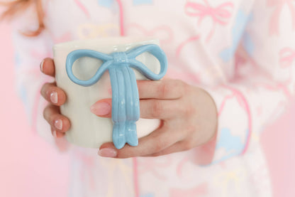 Pink Bow 15oz Ceramic Coffee Mug