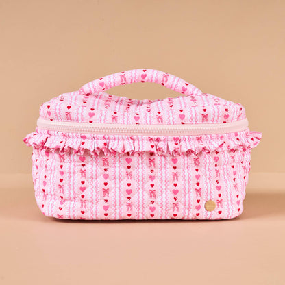 Glam & Go Quilted Cosmetic Bag-Oh So Lovely