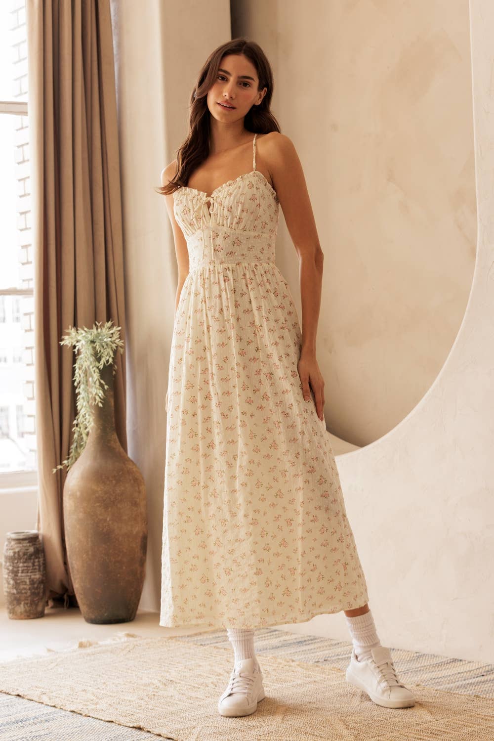Yellow Floral Dress