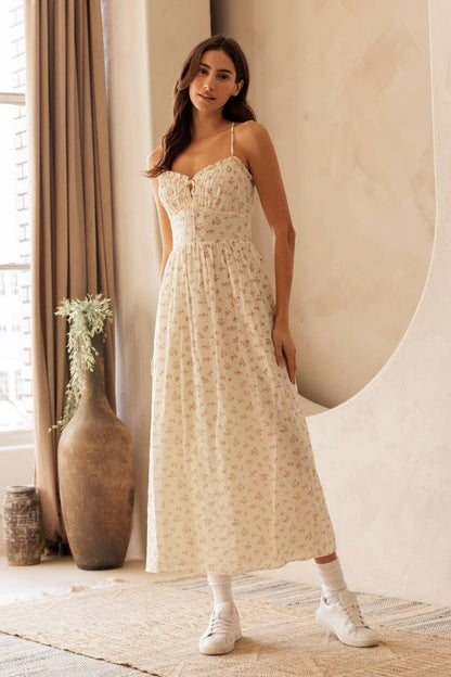 Yellow Floral Dress