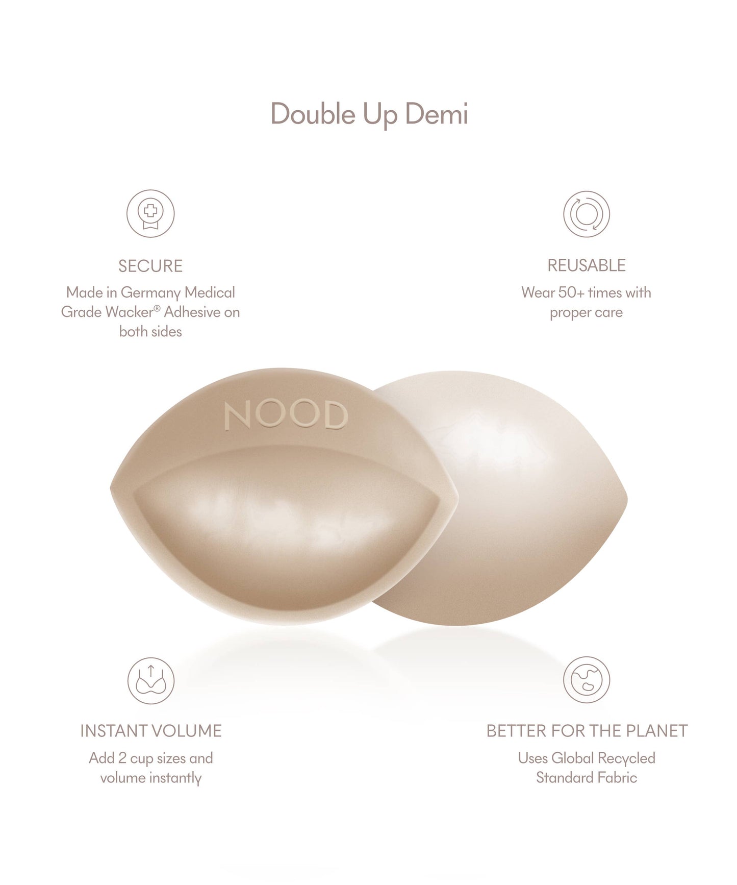 Double Up | Volume Push-Up Pads (Demi)