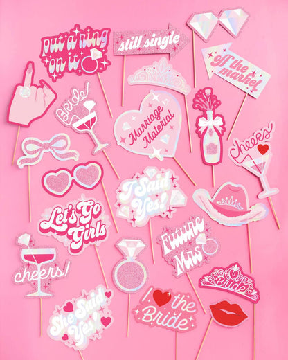 Bachelorette Party Props / Photo Booth Set