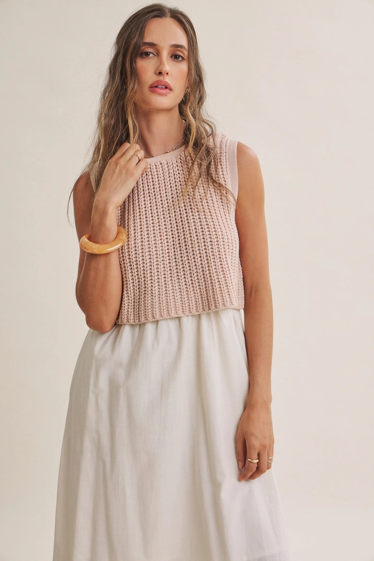 Chunky Sweater Midi Dress