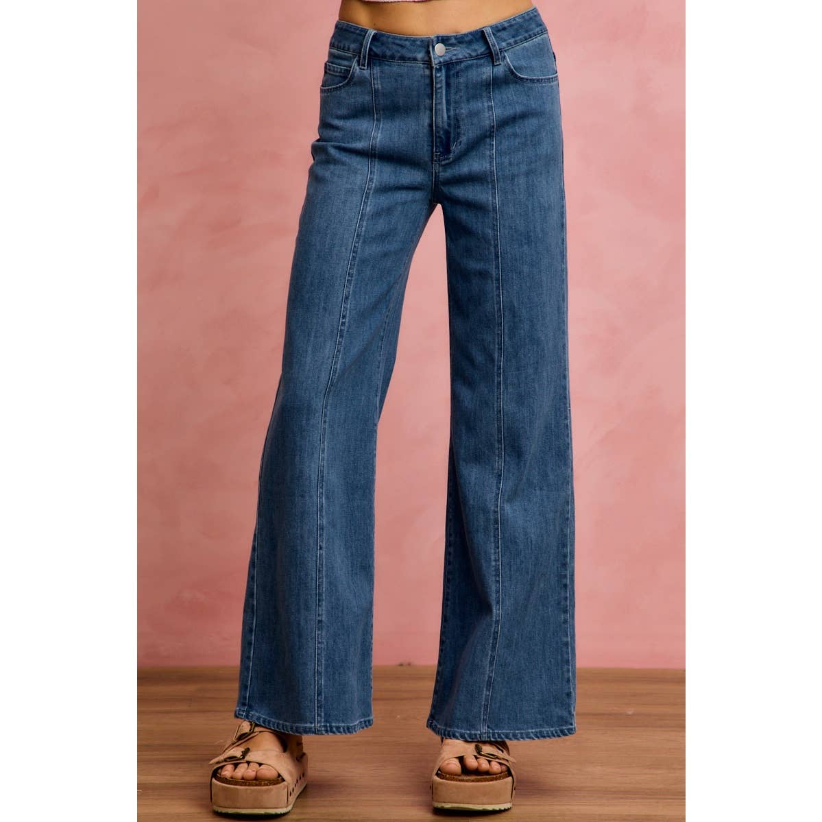 Seam Denim Pants