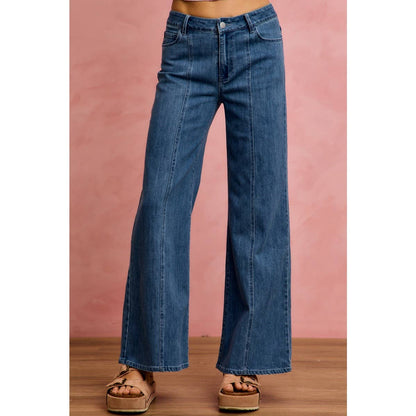 Seam Denim Pants