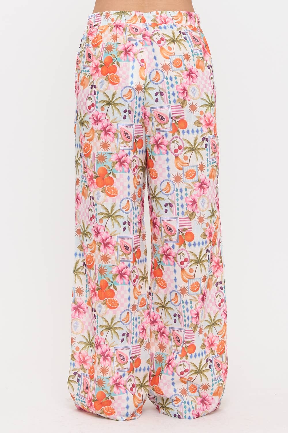 Fruits & Florals Wide Leg Pants