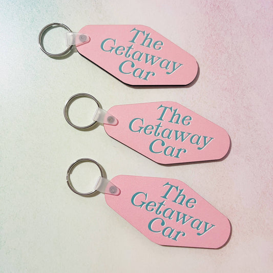 Motel Style Keychain, The Getaway Car