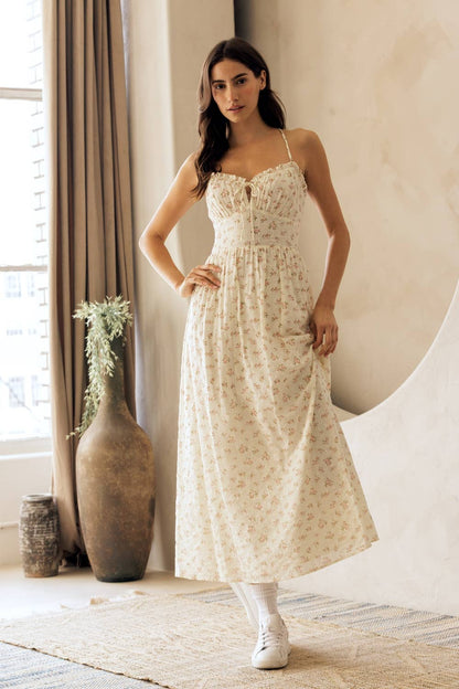 Yellow Floral Dress