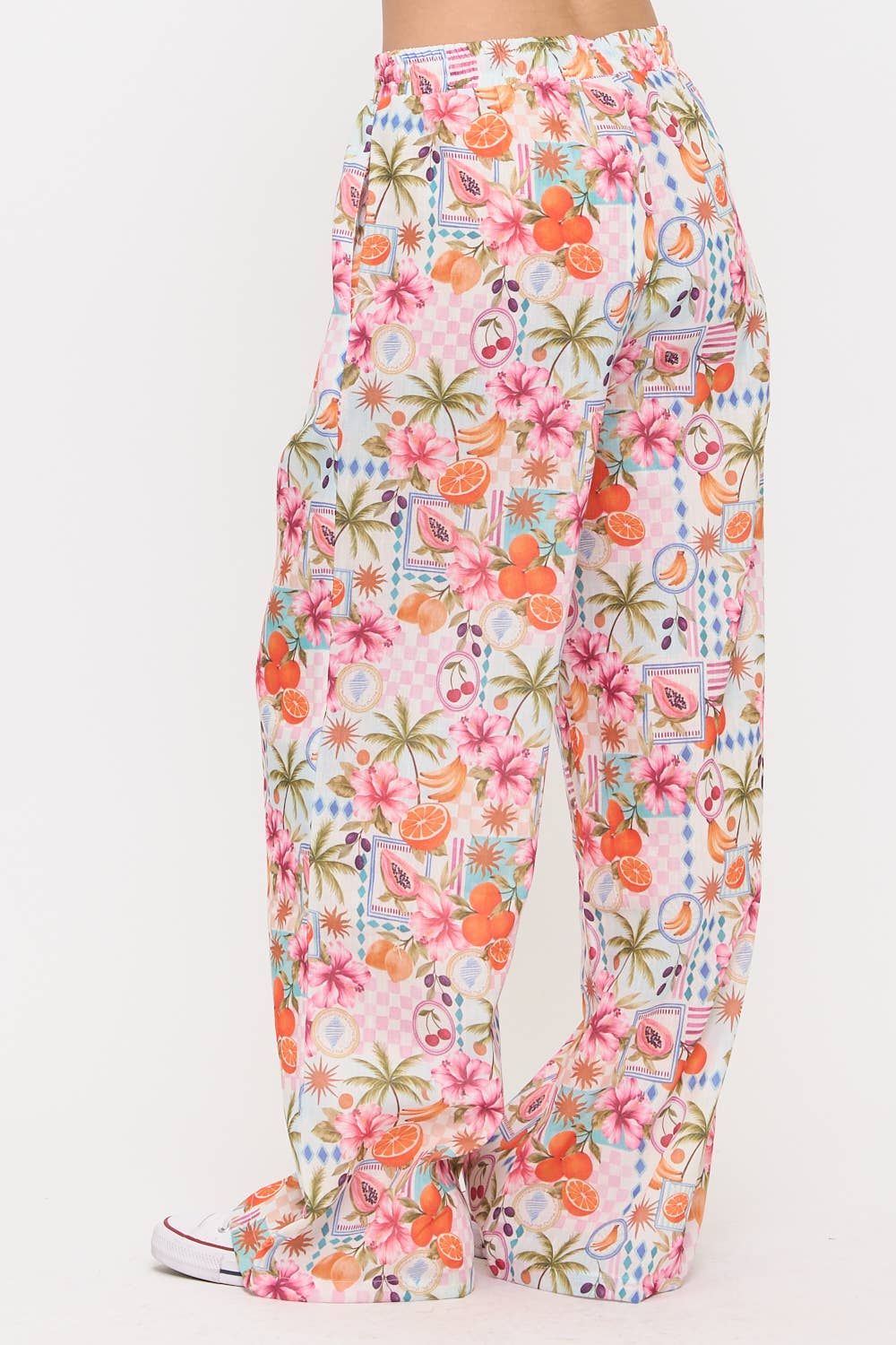 Fruits & Florals Wide Leg Pants