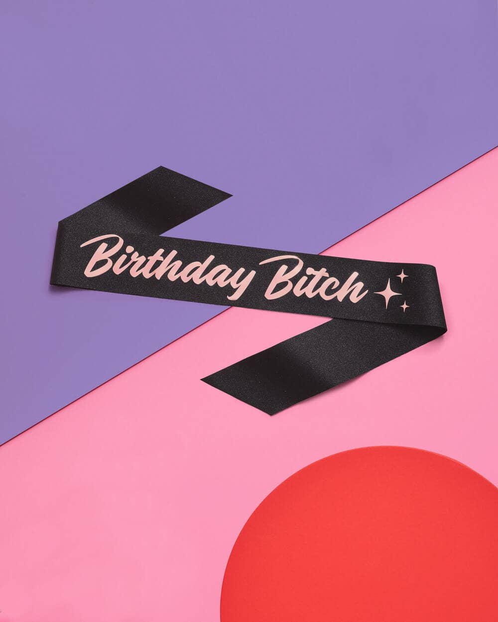 Birthday Black Sash