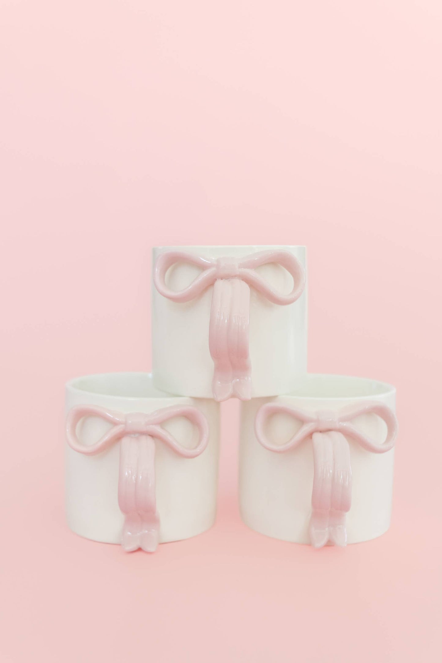 Pink Bow 15oz Ceramic Coffee Mug