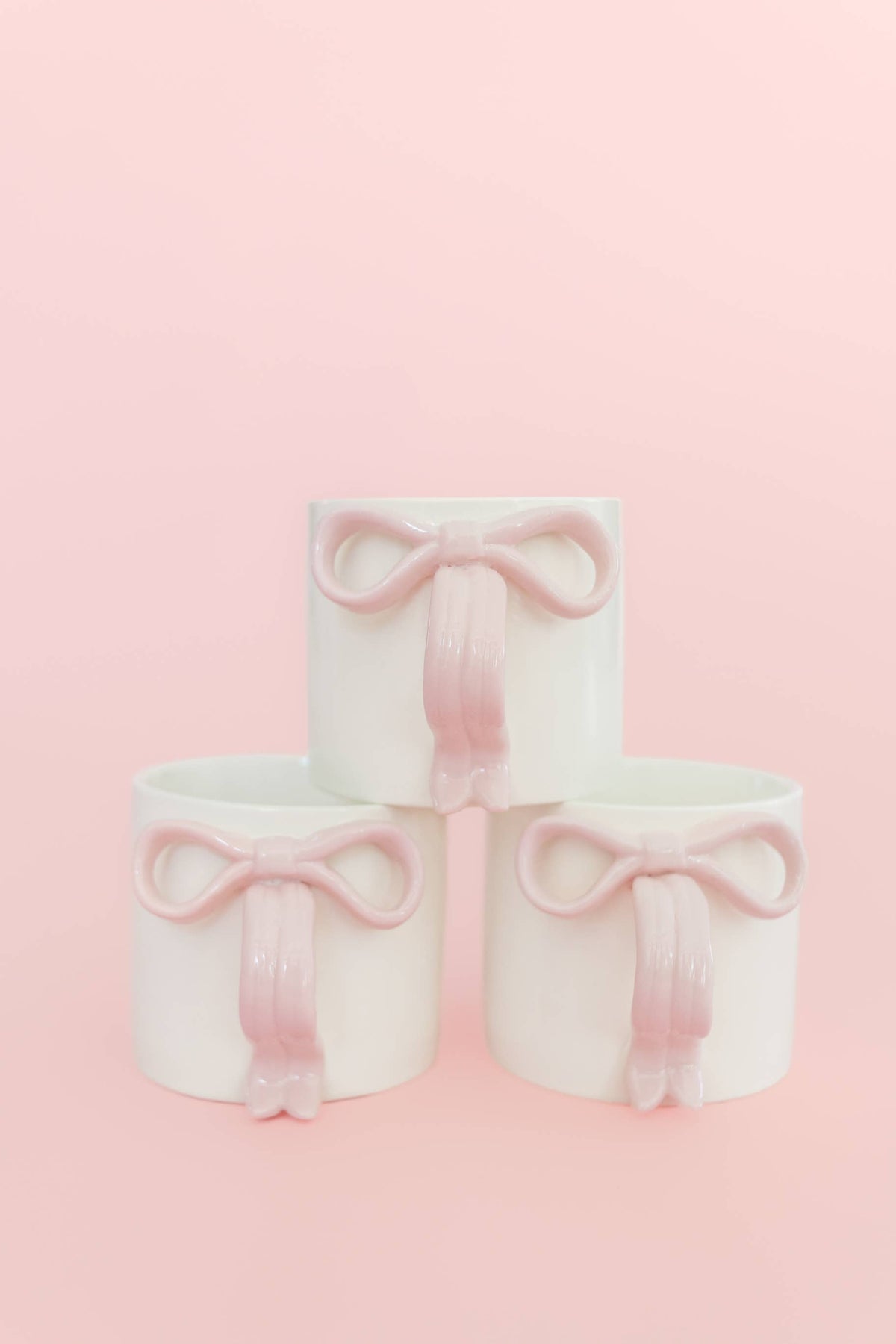 Pink Bow 15oz Ceramic Coffee Mug