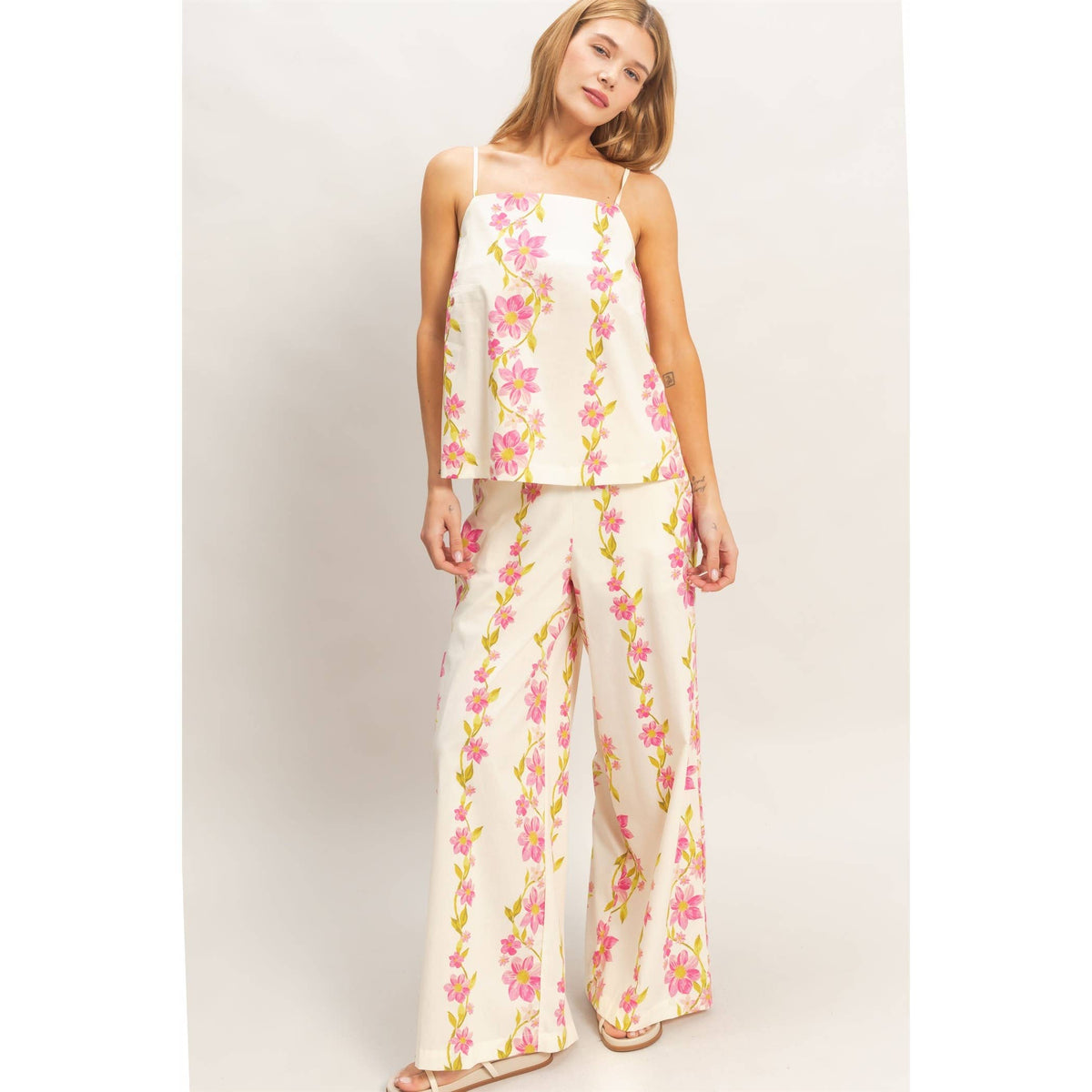 Pink Floral Set