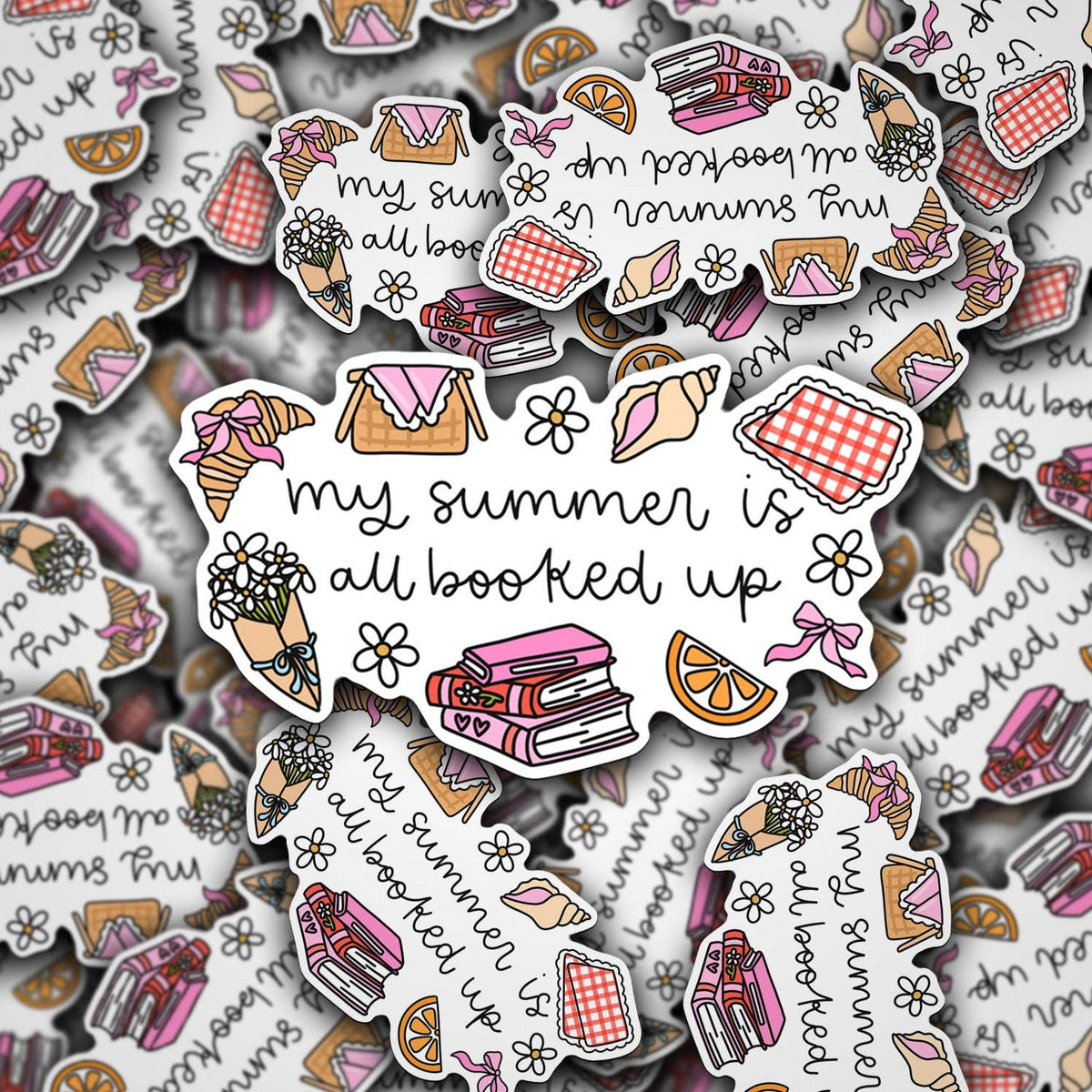 Vinyl Decal My Summer Is All Booked Up