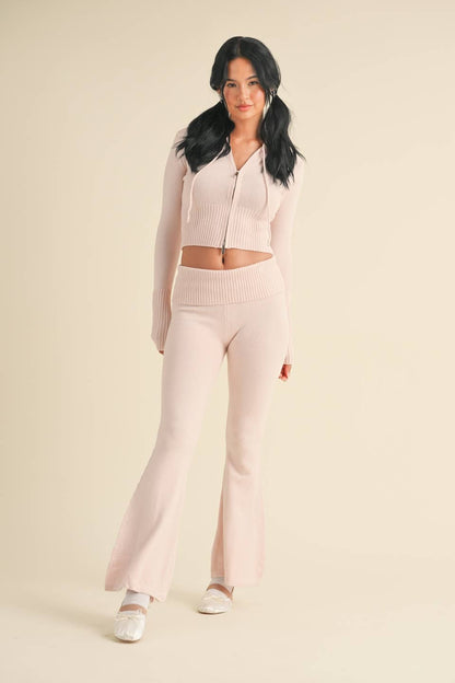 Cozy Pink Knit Set