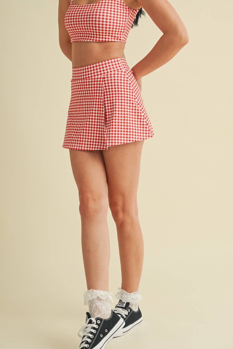 Gingham Print Active Set
